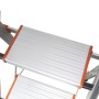 [US Warehouse] Алюминиевая складная многоцелевая многоцелевая 3-ступенчатая 3-ступенчатая D-образная работа лестница